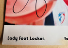 Sheryl Swoopes Houston Comets Autographed 8 X 10 Photo Lady Foot Locker - Rare  