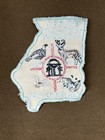 Vtg obsolete  ga Game   Fish Commission Law Enforcement  Patch  Un-sewn  rare 