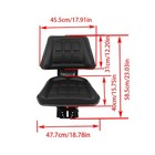 Black Tractor Suspension Seat Fits For Ford new Holland John Deere