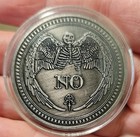 Ouija Oracle Yes No Gothic Antiqued Decision Coin With Case New