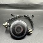 Indo Tibetan Nepal Antiquity Luk Mik Magic Eyes Prayer Tian Zhu Bead Bracelet   