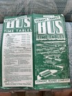 Vermont Transit Bus 1947 Timetable