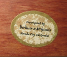 Berliner   Mcginnis Saint Anne   Wood Wall Plaque 3-1 2  X 5  Mcm