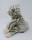 Ty Beanie Buddy Silver Gray Tabby Cat Kitty Mwmt Soft Plush Toy 12 