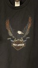 2011 Xl Men   s Harley Davidso Flying Eagle T-shirt Savannah Georgia River Street 