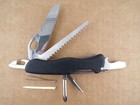 Victorinox Trekker Swiss Army Pocket Knife - Black 111mm Trailmaster - Very Good