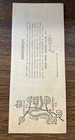 Rare Vintage 1953 Dade Park Horse Racing Full Unused Ticket Grandstand Ellispark