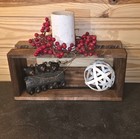 Handmade Farmhouse Stlye Rustic Crate Made From Reclaimed Wood 