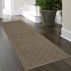 2 x7  Washable Runner Diamond Clarkson Tufted And Hooked Rug Tan - Threshold