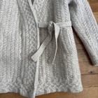 Aran Sweater Market Ireland 100  Merino Wool Wrap Cardigan Sweater Kids Sz 6-7