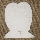 Swing Along With Me My Valentine  Boy Girl Rope Swing Heart Valentine Card Vtg