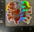 Guns N Roses Appetite For Destruction Alien Prismatic Sticker decal 3x3    Gnr