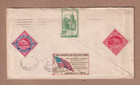 March 25 1901 Buffalo New York W  Seven Pan American Exhibition Labels  4 Tied 