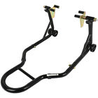 Front   Rear Motorcycle Bike Stand Forklift Paddock Swing Arm Spool Wheel Lift