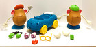 Playskool Mr Potato Head 80 s Mixed Lot  Accessories With Blue Car Hasbro