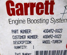408492-0023 New Garrett Turbo Turbine Wheel And Shaft Fits Tl8118 Tv8118 9y8268 