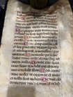 C 1390 Gothic Folio Bible Leaf Vellum 14x19 Song Of Moses Sodom Vengeance Mine