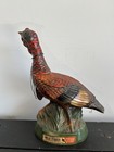 Vintage Wild Turkey Bourbon Decanter Turkey Porcelain Ceramic Bottle Empty