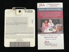 Charl Schwartzel Signed 2011 Masters Badge Jsa Coa Champion Golf Ticket