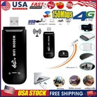 Unlocked Lte Modem Wireless Router Usb Dongle Mobile Broadband Wifi Sim Card 4g
