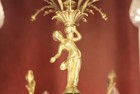 Antique French Chandelier Bronze Cherub Figure 8 Light    28 7   