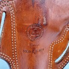 Vintage Galco 9000 Med Fr Rev Snap Release Revolver Holster Brown Right Handed