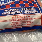 Vtg Pot Holder Loom Kit Classic Durable Weaving Braiding Crocheting Hooking