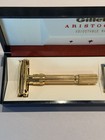 Rare Find 1962 Gillette Aristocrat Adjustable Razor Date Code H-3 All Original