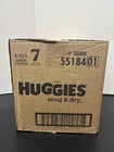 Box Of Huggies Snug   Dry Size 7 Diapers  60 Count