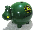 Vintage 2011 John Deere Cow Piggy Bank New In Box Farm Collectible