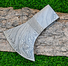 Custom Made Axe Head Tactical Hatchet Tomahawk - Hand Forged Damascus Steel 1526