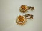 Super Cute Vintage 50 s Rose Dangle Earrings          255m
