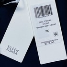 Eileen Fisher  Womens Pants Size 2x New Nwt  278 Navy Blue 100  Silk Crop Ankle