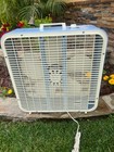 Vintage Kmart Box Fan Lakewood Mdl K-223 Robin Egg Blue 3 Speed Excellent-lot 1