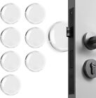 8pcs Door Stopper Wall Protector Silicone Door Knob Wall Protector Strong Back