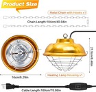 Chicken Coop Heater Lamp 300 Watt Heat For 1 0l X 1 0w X 1 0h Poultry Coop Solar