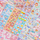 100pcs Kawaii Stickers Cute Aesthetic Diary Scrapbook Decoration Set - New