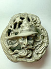 Vintage Pewter Wizard Fairy Trinket Box Signed D  Sams Gallo Marked
