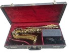 Selmer Bundy Alto Saxophone With Hard Case Mouthpiece Neck Strap Cleaning Tool