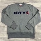 Men s Small Gray St  Louis City Mls Mitchell   Ness Team Logo Fleece Sweatshirt