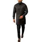Hot Clothing 2 Piece African Clothes For Men Long Sleeve Top Pant Matching Set