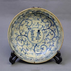 7 2inch Chinese Antique Ming Dynasty Hand Painted Longevity Blue And White Bowl