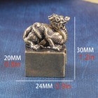 Rare Chinese Old Bronze Handmade Dragon Statue Figure Tea Pet Decoration