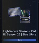 Lightsabers Season 26 Part Ii Rare Blue 9 Card Set Topps Star Wars Trader 2026