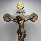 Veronese Jesus Crucifix Wall Cross Orthodox Byzantine Bronze Finish W  Box