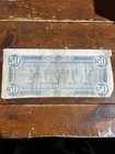 1864  50 Confederate States Of America Note