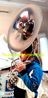Sousaphone Tuba 22 bell Size Of Pure Brass In Chrome Polish hard Case free Ship