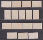 Sarawak Scott 180-195 Vf Mh used 1950 King George Vi Pictorial Set Scv  111 75
