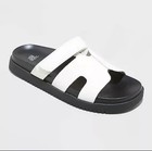 Women s Hayley Slide Sandals - Wild Fable White Size 8 Brand New In Box 