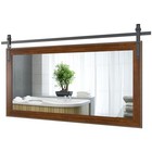  Farmhouse Bathroom Mirror 66  36 5 Inch Barn Door Mirror Rustic Wall Mirror 